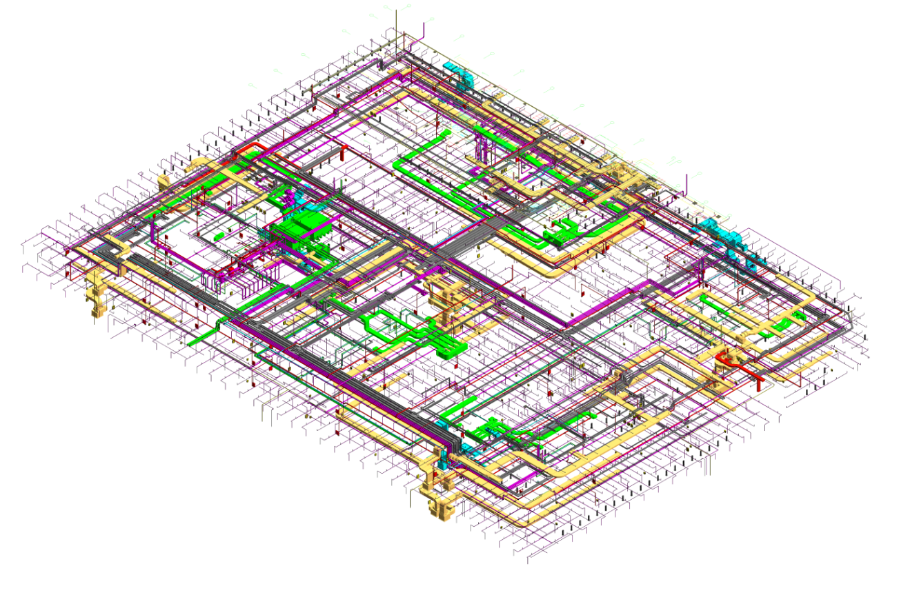 “建模大师杯”全国BIM建模网络争霸赛 - 豫发中心11A地下车库BIM项目