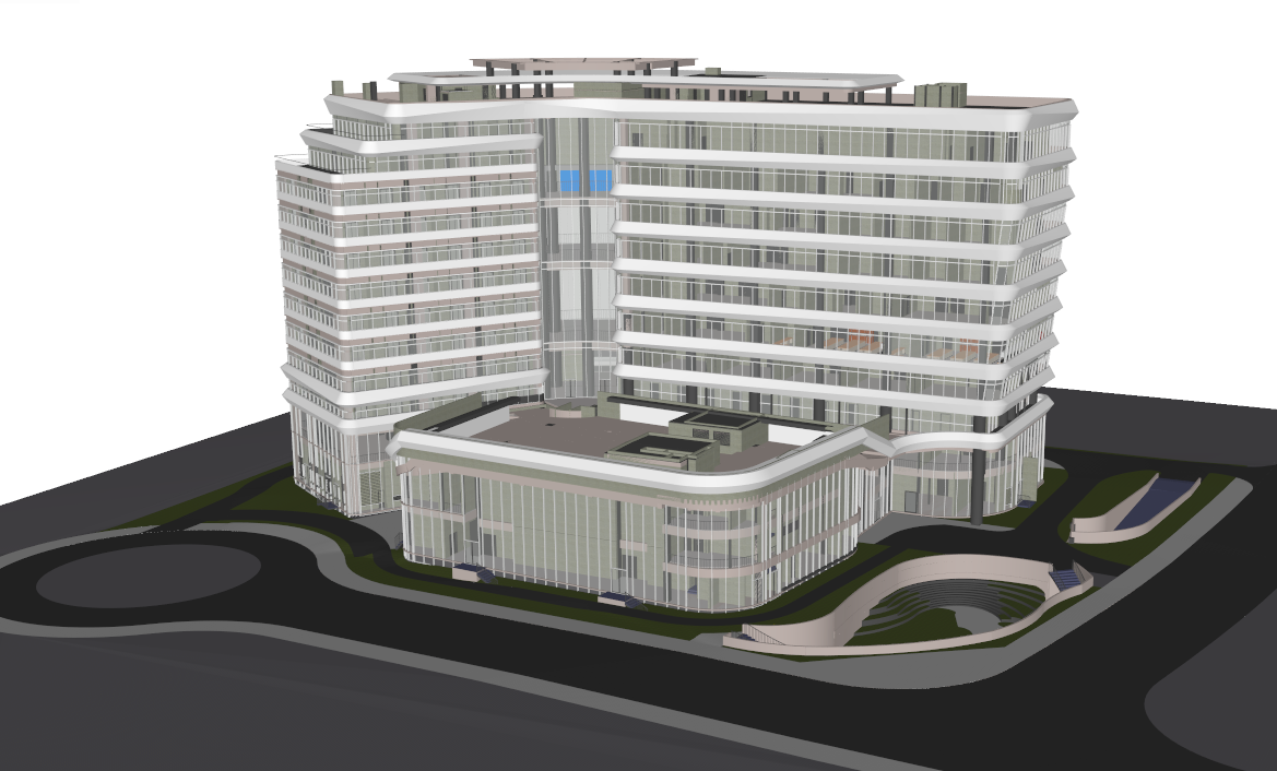 “建模大师杯”全国BIM建模网络争霸赛 - 复旦大学附属中山医院厦门医院科研教学楼项目(国家区域医疗中心建设二期项目)
