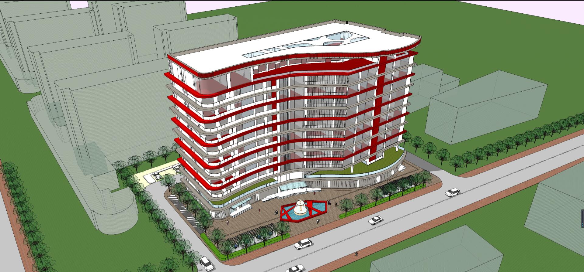 江西现代学院参赛作品(建筑模型)