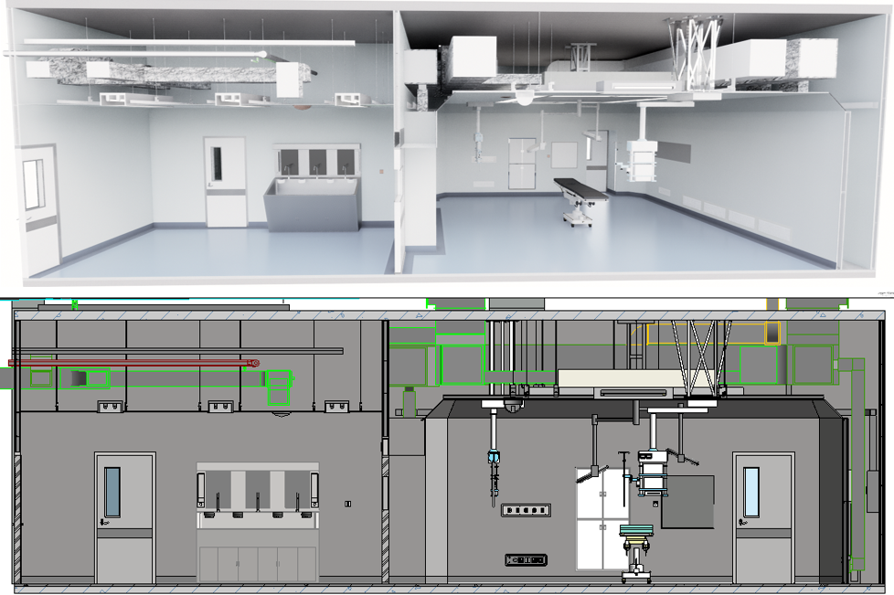 医院BIM模型图片