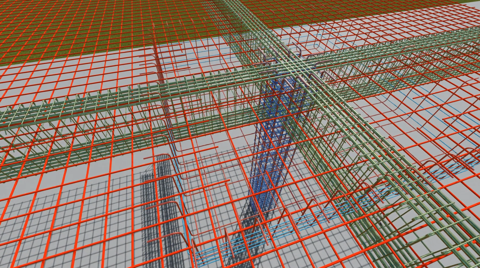 大型停车场bim模型