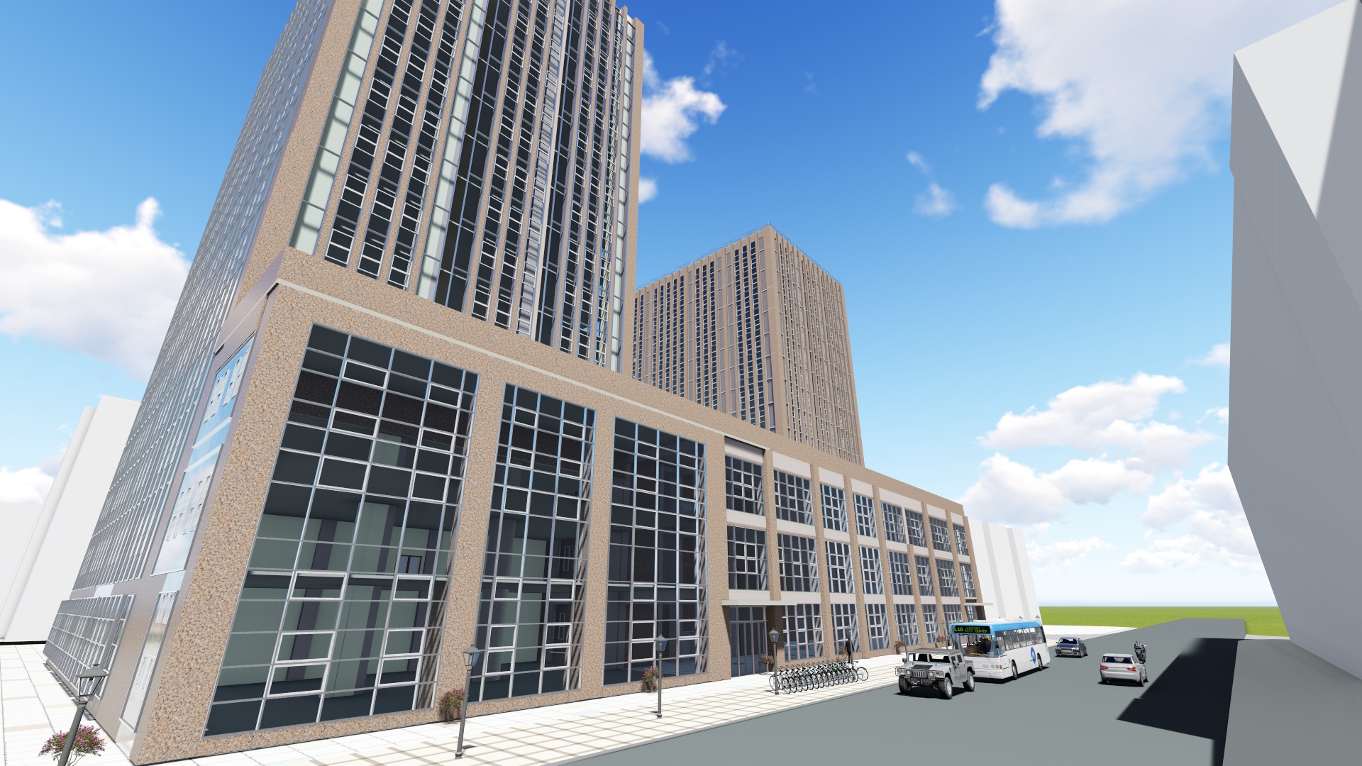 "建模大师杯"全国bim建模网络争霸赛 - 某办公楼