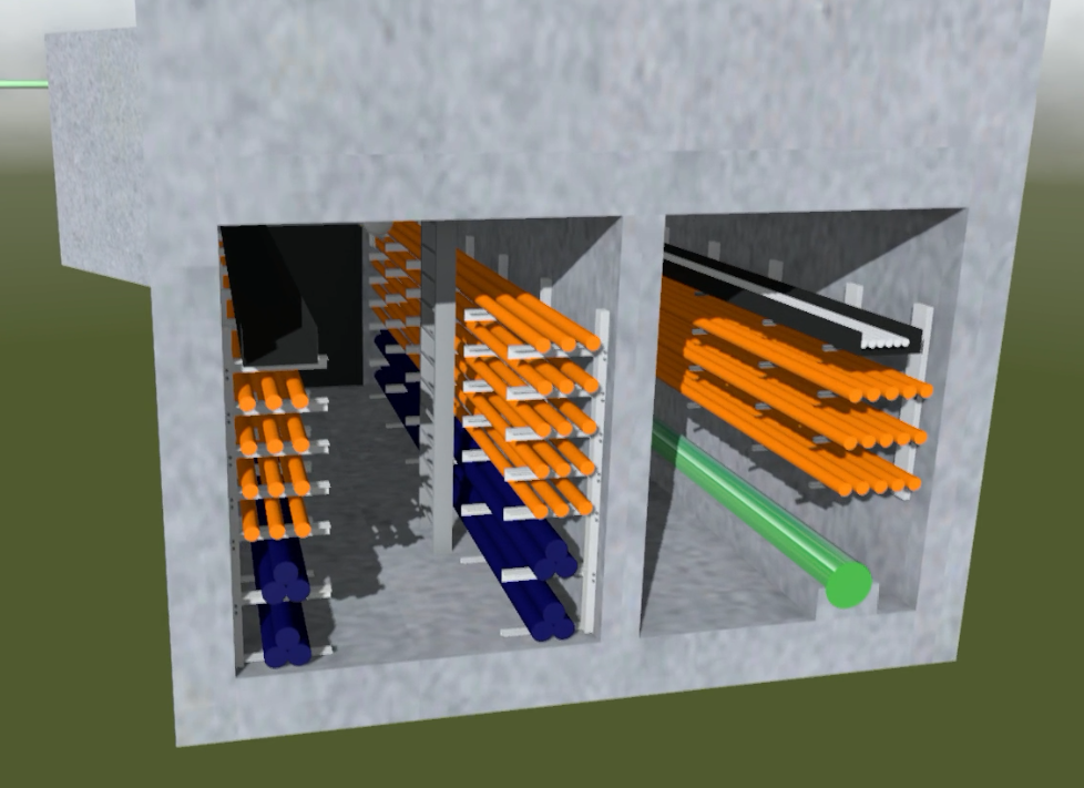 地下管廊的模型建立,提早解决了图纸问题