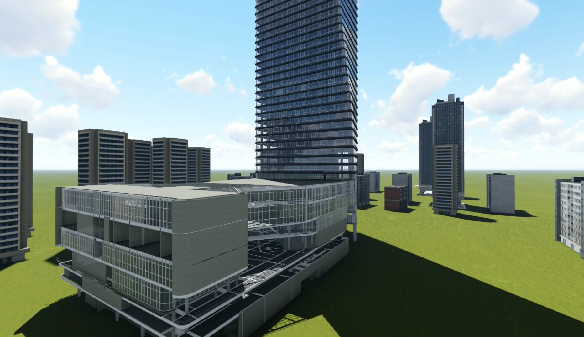 "建模大师杯"全国bim建模网络争霸赛 - 地铁科技大厦