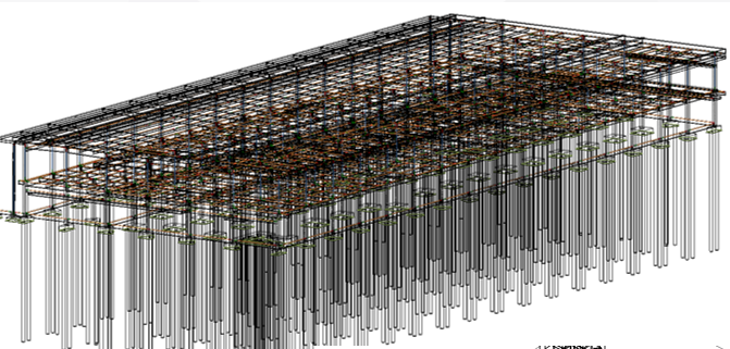 解决方法:将柱基钢筋和柱钢筋分开建模,并随时交流建模的困难,逐步