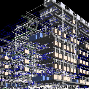 “建模大师杯”全国BIM建模网络争霸赛 - 西安市某8层综合办公楼BIM项目